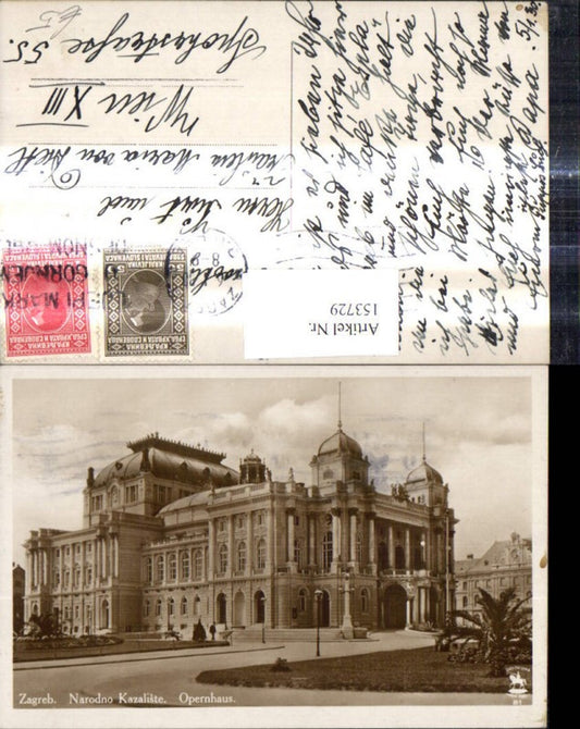 153729,Zagreb Narodno Kazaliste Opernhaus Oper