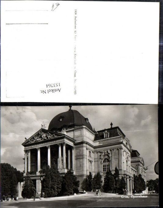 153764,Foto Ak Graz Opernhaus Oper