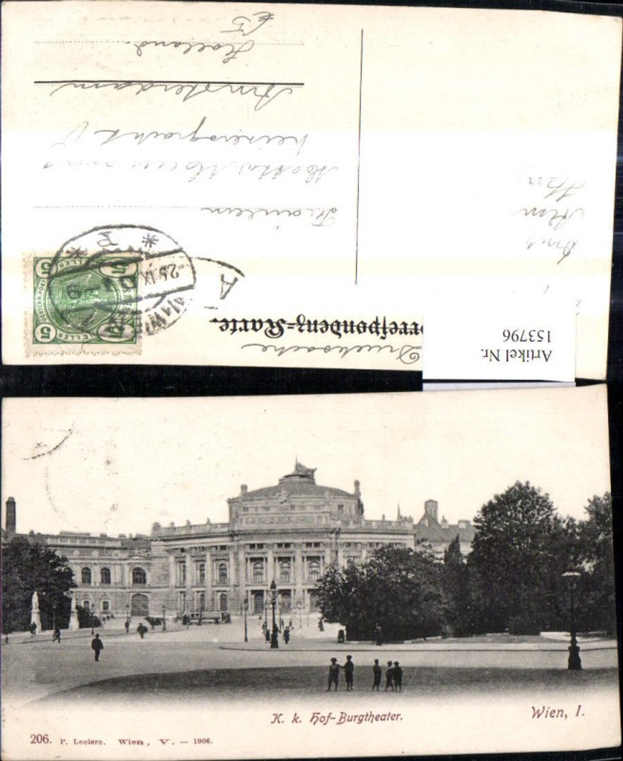 153796,Wien 1 Kk Hof Burgtheater Theater