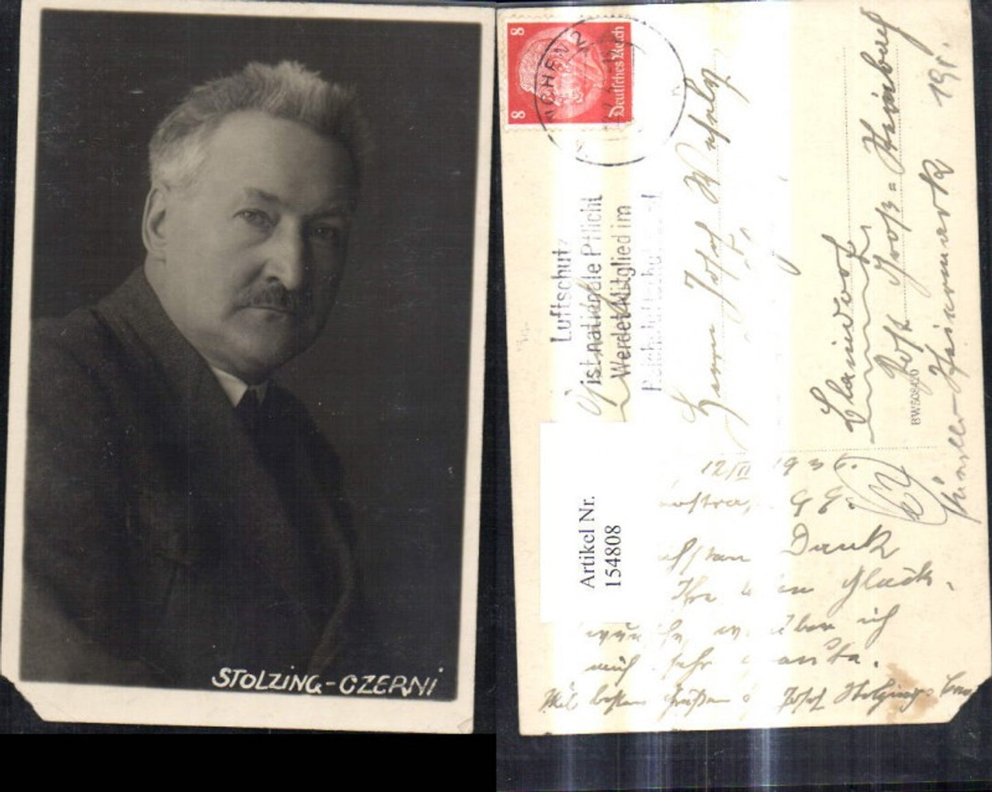 154808,Foto Ak Stolzing Czerni Mann Portrait Kunst Wissenschaft