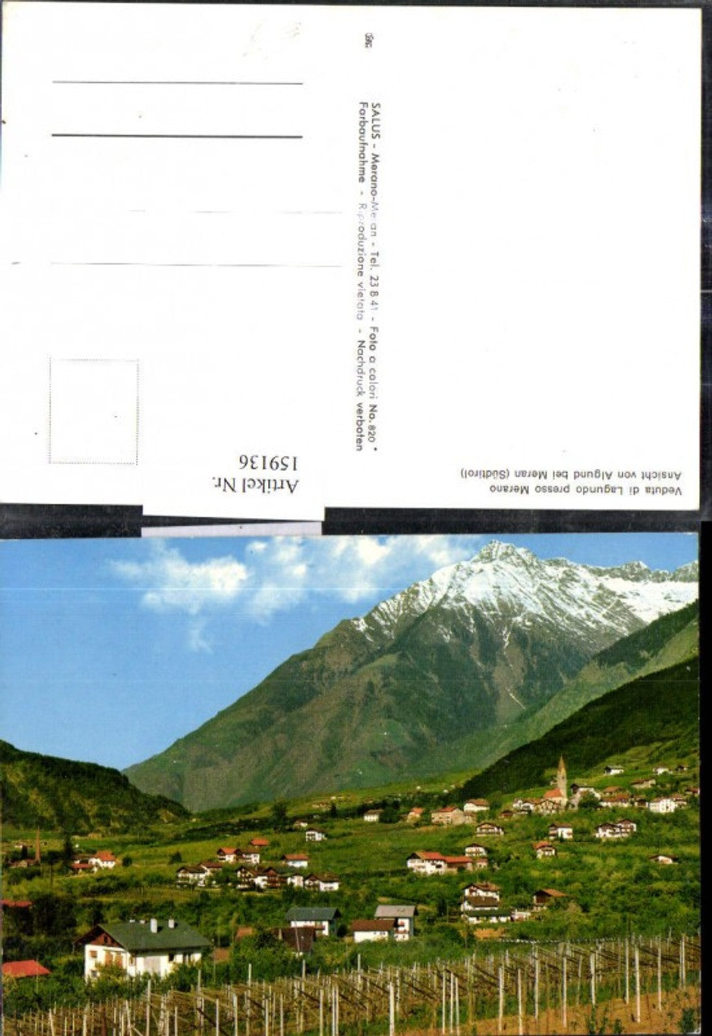 Alte Ansichtskarte – Old Postcard