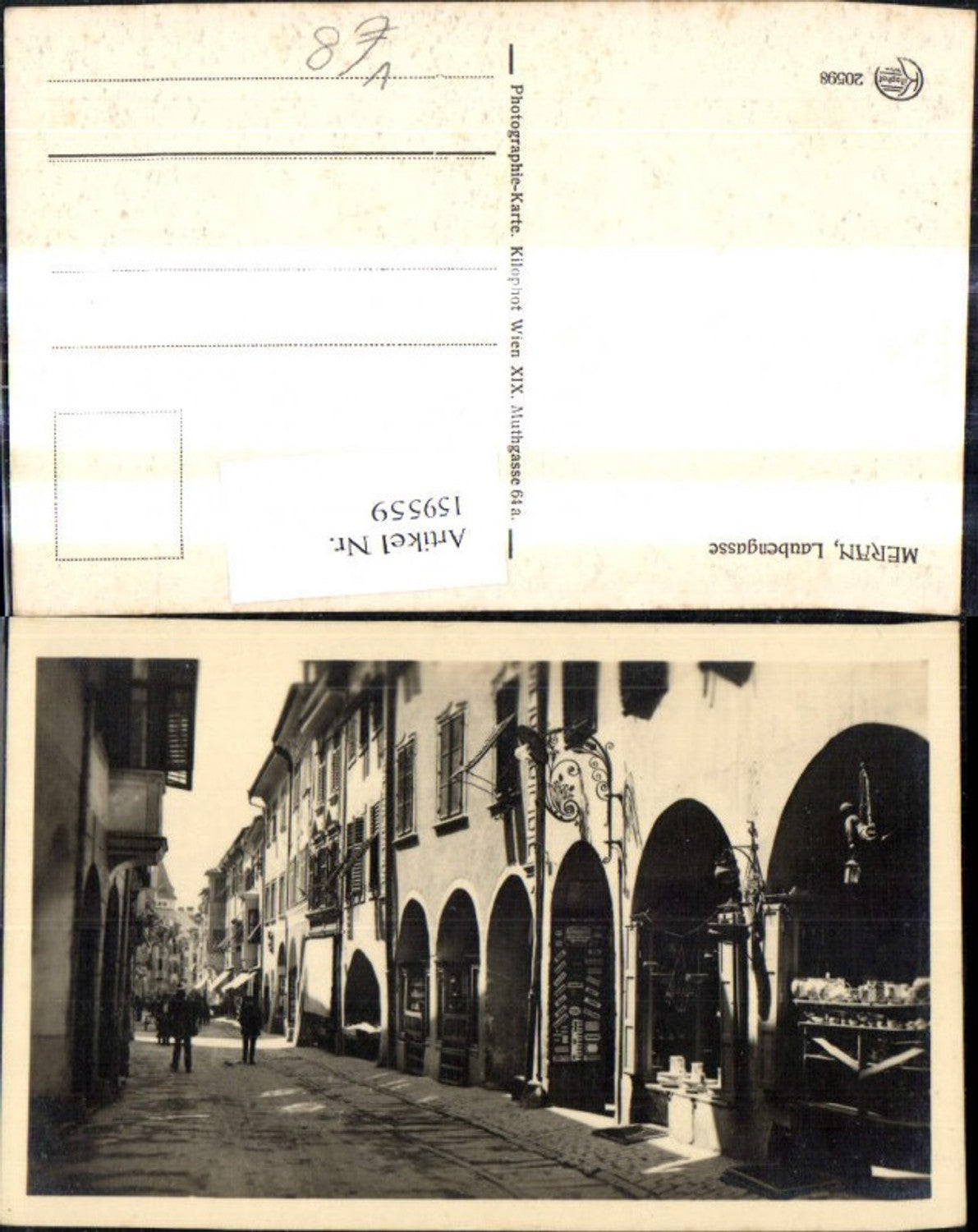 159559,Trentino Bolzano Meran Laubengasse Strassenansicht pub Kilophot 20598