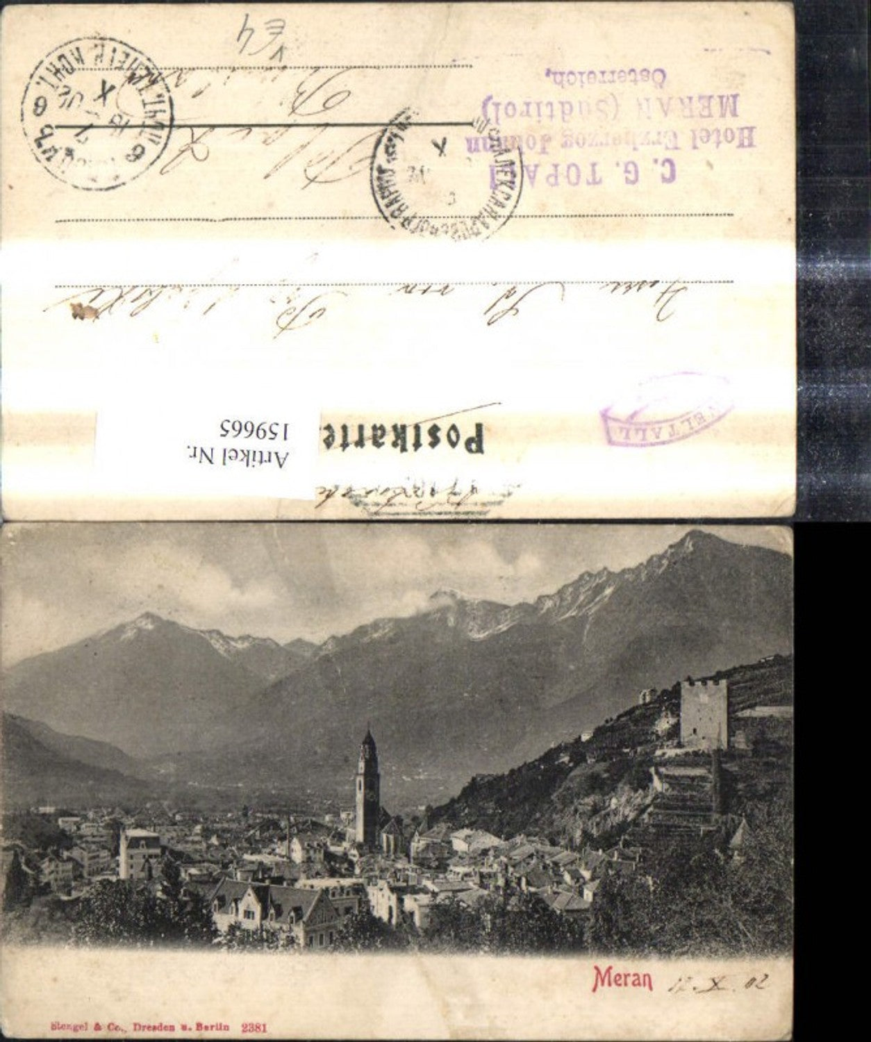 Alte Ansichtskarte – Old Postcard