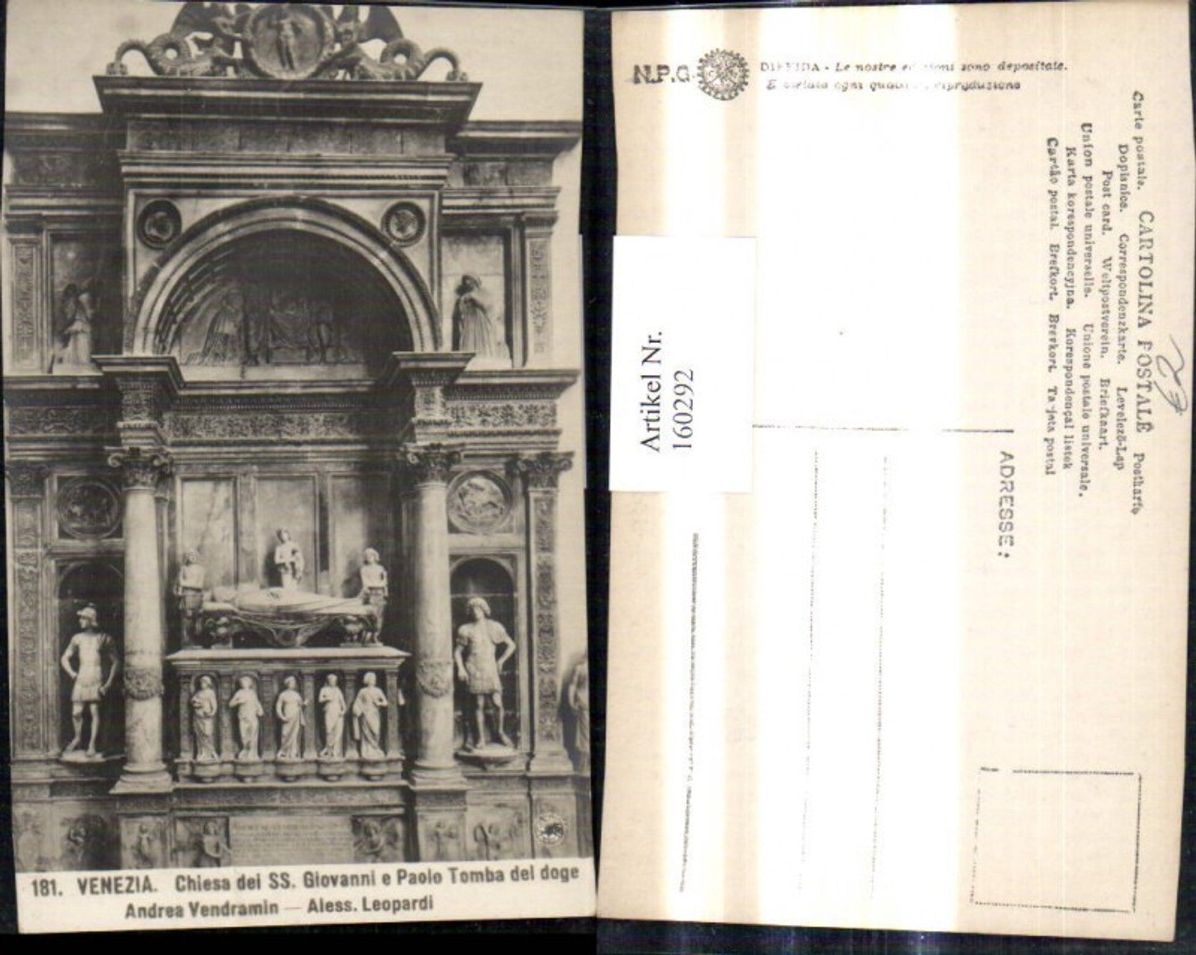Alte Ansichtskarte – Old Postcard