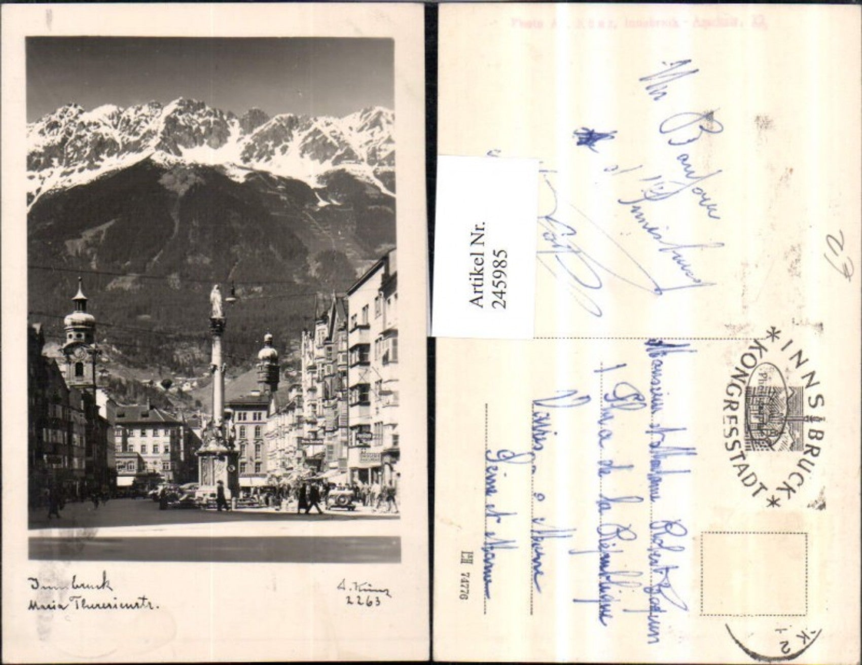 Alte Ansichtskarte – Old Postcard