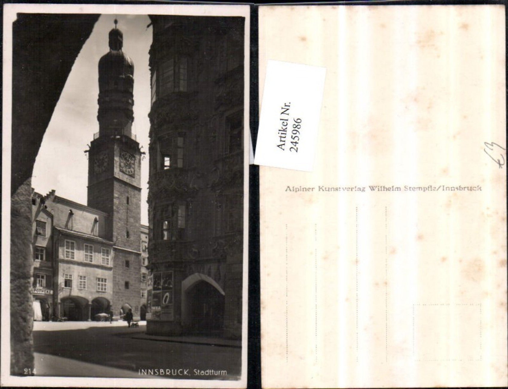 Alte Ansichtskarte – Old Postcard