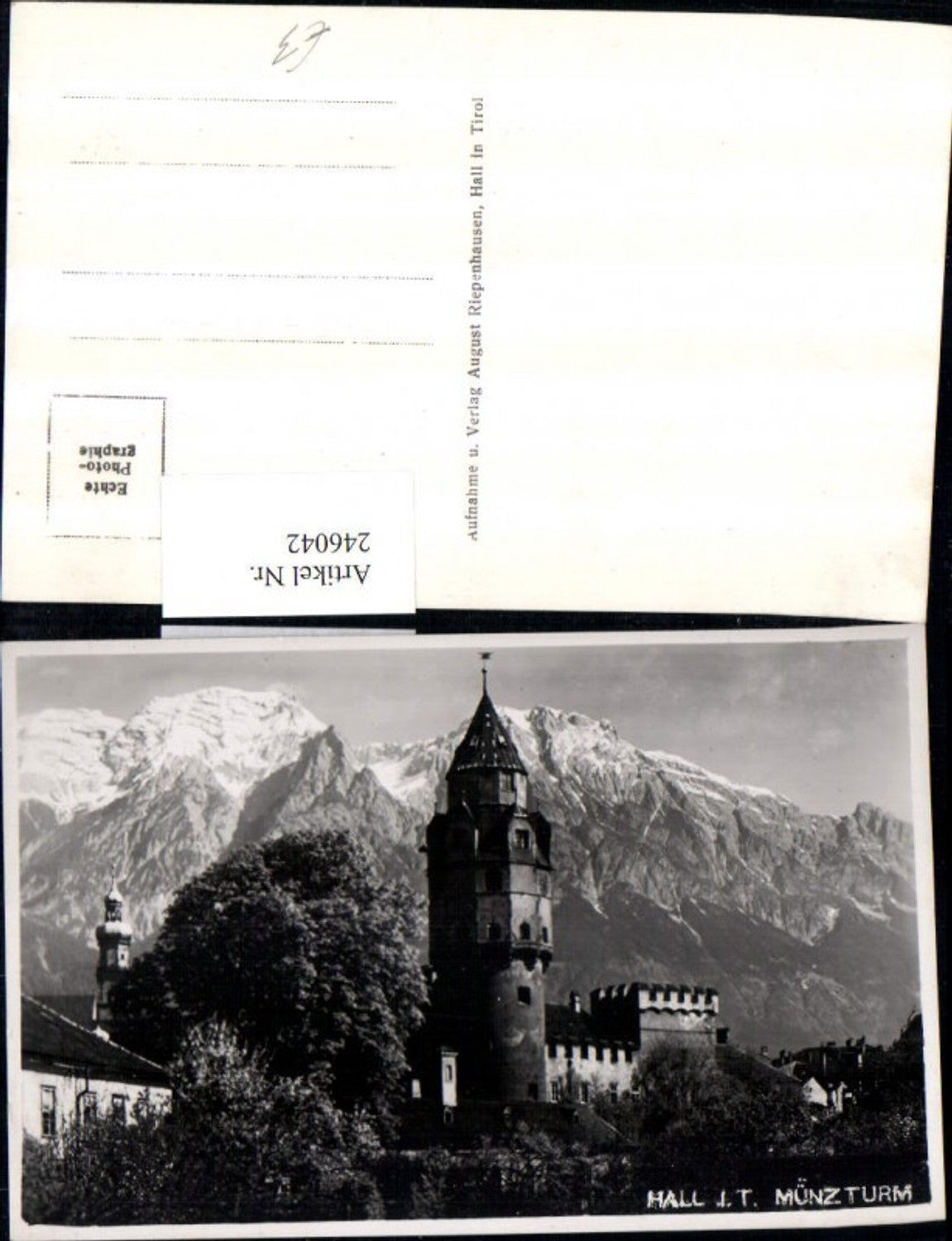 Alte Ansichtskarte – Old Postcard