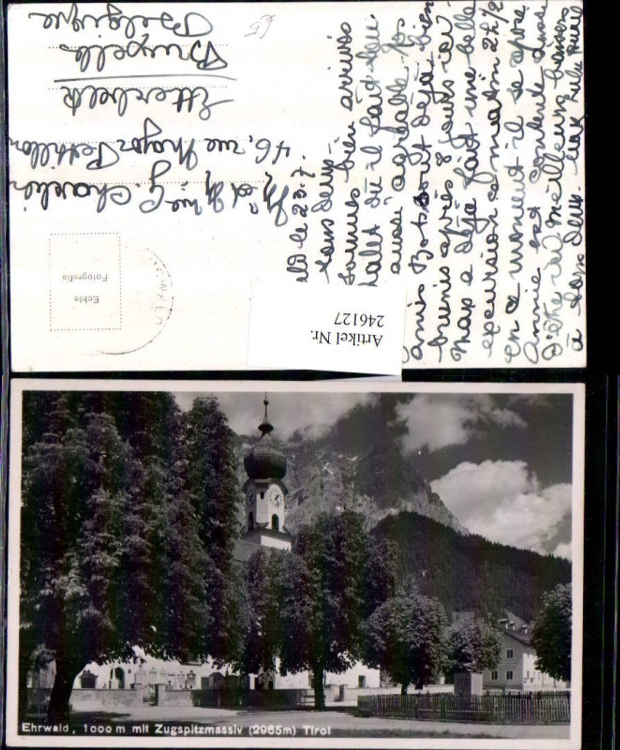 Alte Ansichtskarte – Old Postcard
