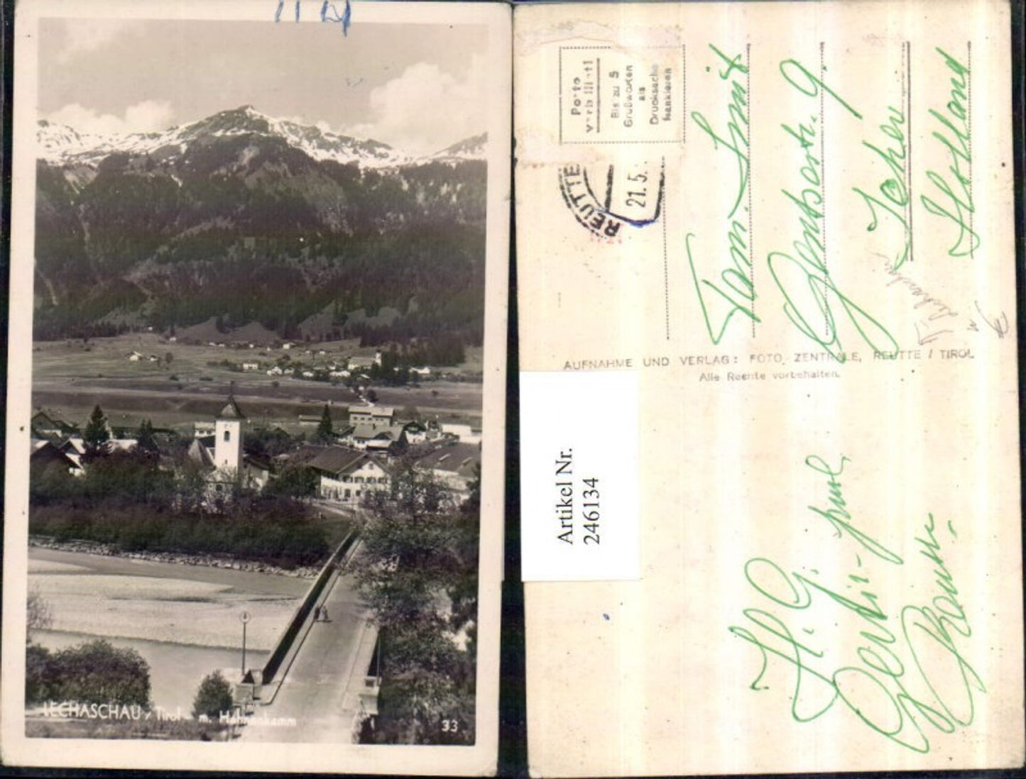 Alte Ansichtskarte – Old Postcard