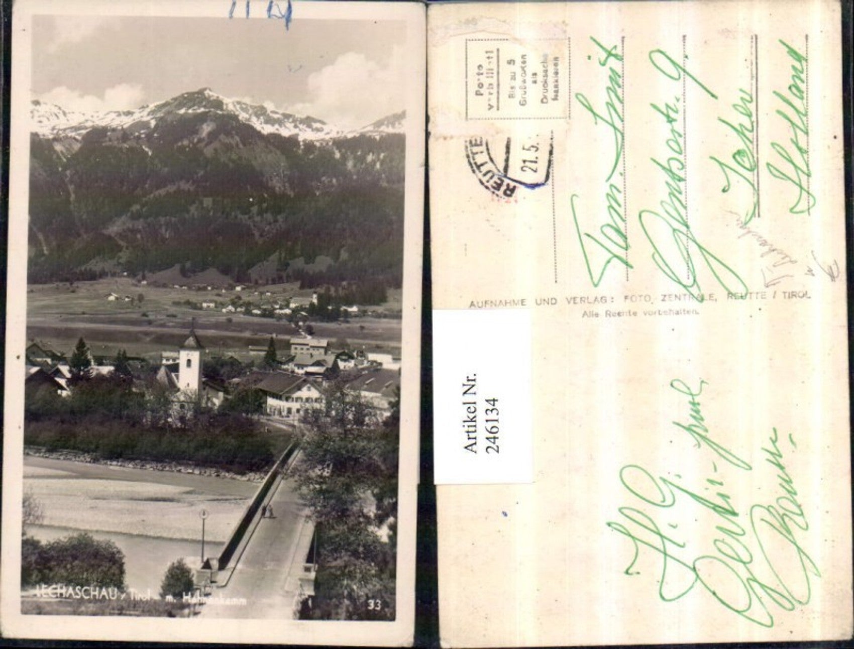 Alte Ansichtskarte – Old Postcard