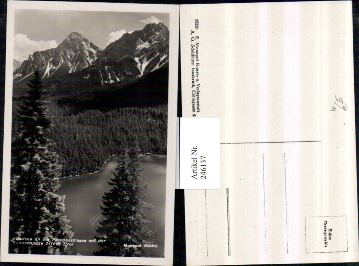 Alte Ansichtskarte – Old Postcard