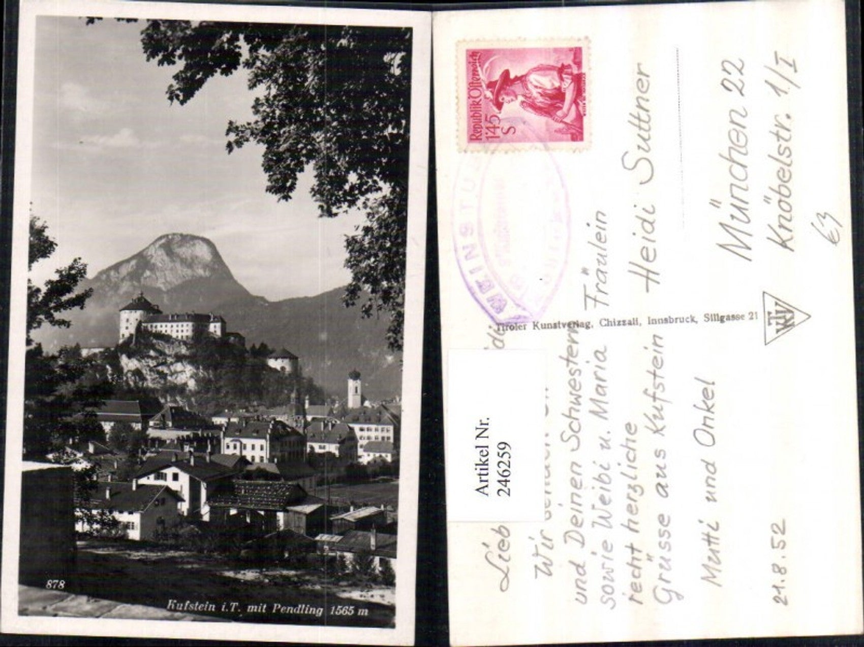 Alte Ansichtskarte – Old Postcard