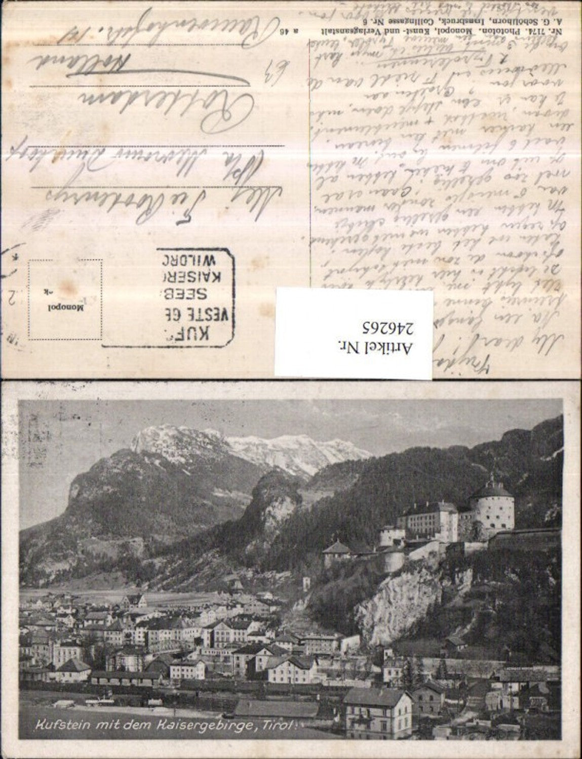 Alte Ansichtskarte – Old Postcard