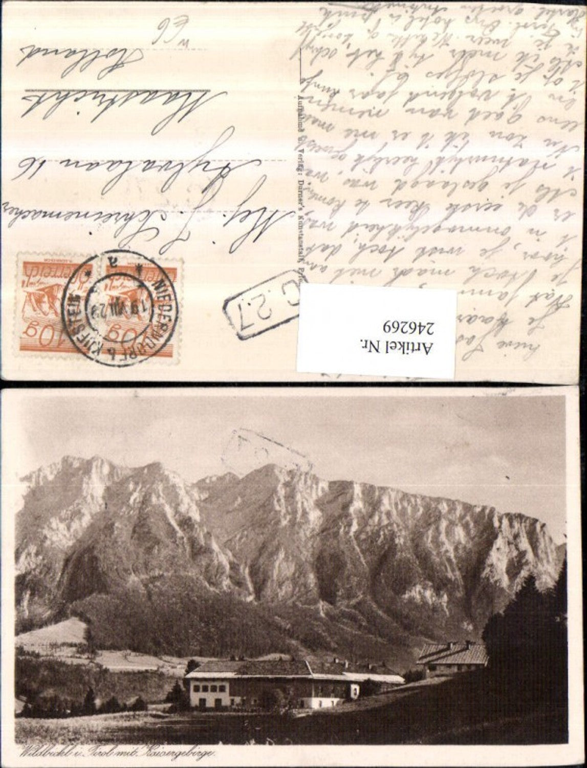 Alte Ansichtskarte – Old Postcard
