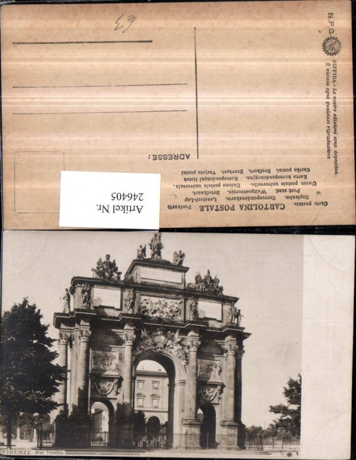 Alte Ansichtskarte – Old Postcard