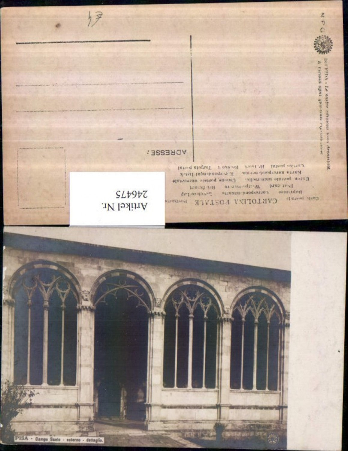 Alte Ansichtskarte – Old Postcard