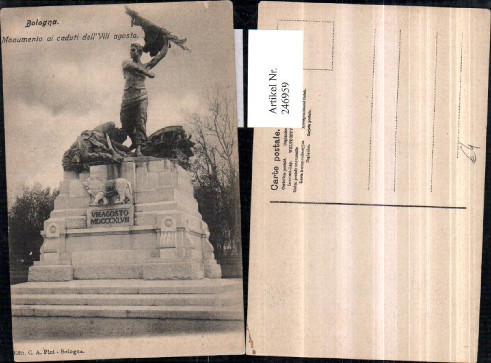 Alte Ansichtskarte – Old Postcard