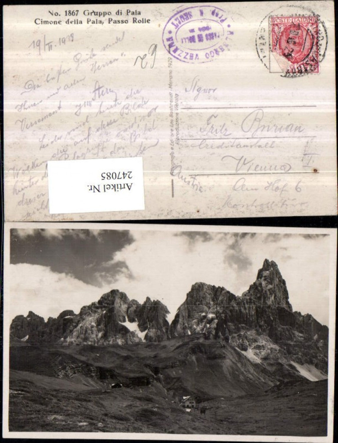 Alte Ansichtskarte – Old Postcard
