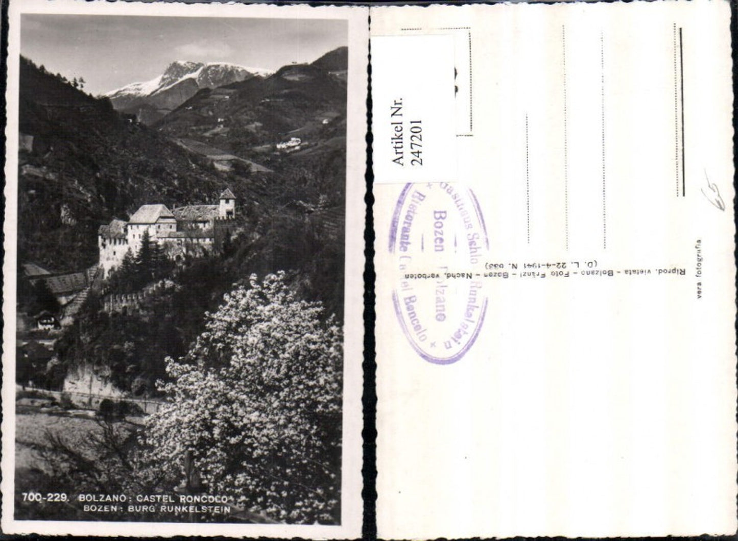 Alte Ansichtskarte – Old Postcard