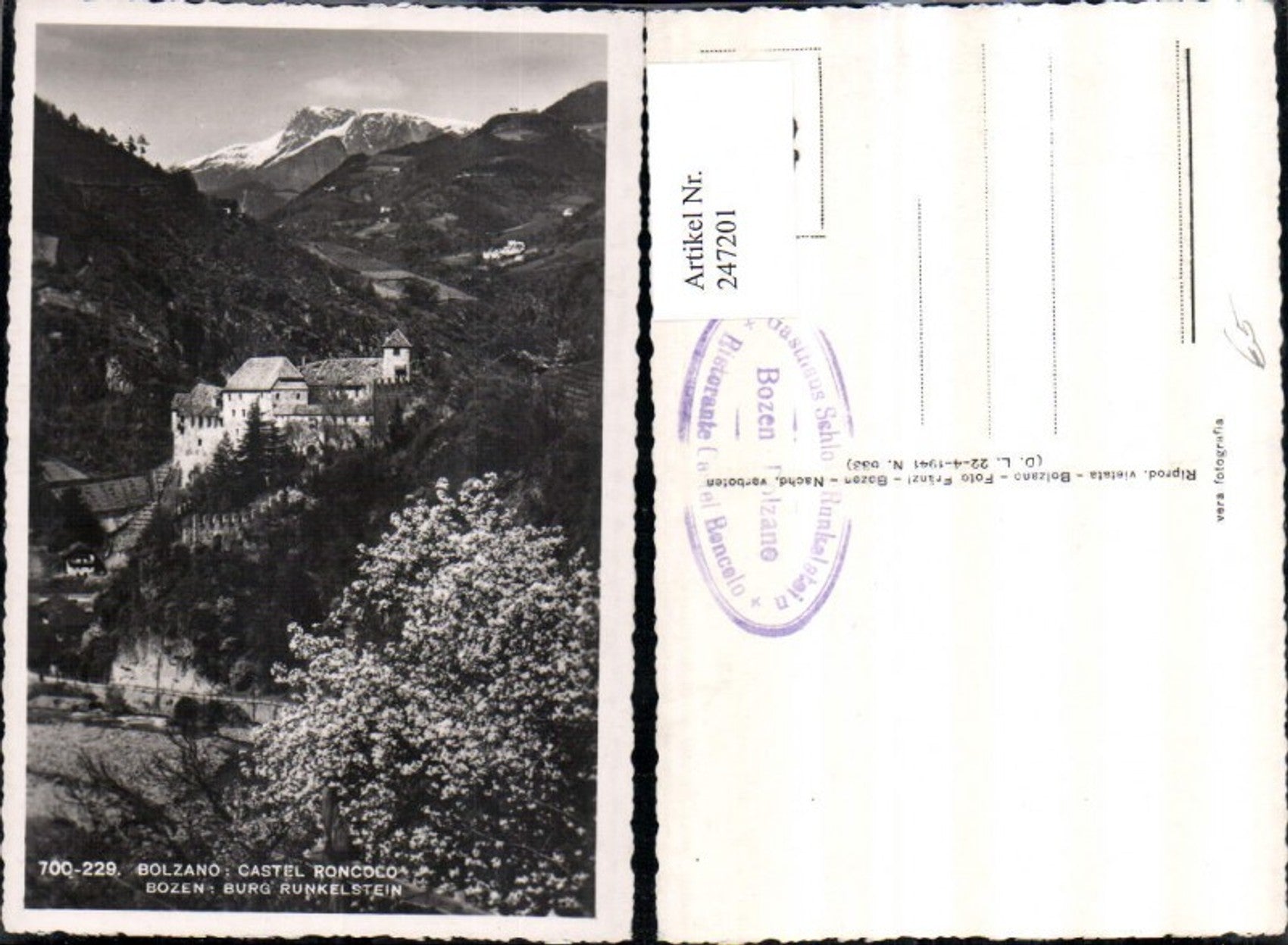 Alte Ansichtskarte – Old Postcard