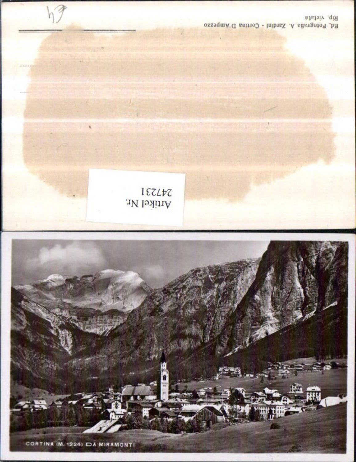 Alte Ansichtskarte – Old Postcard