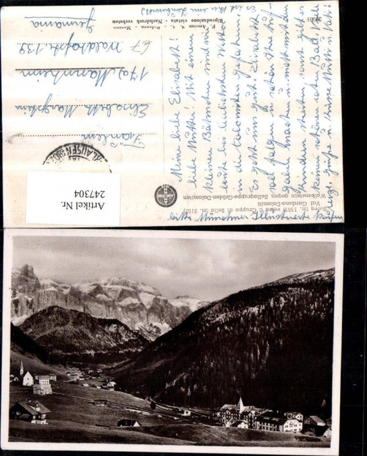 Alte Ansichtskarte – Old Postcard