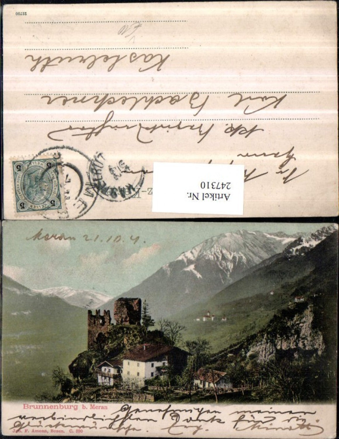 Alte Ansichtskarte – Old Postcard