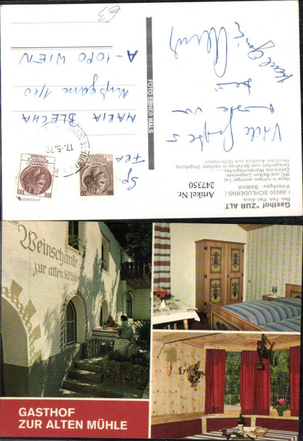 Alte Ansichtskarte – Old Postcard