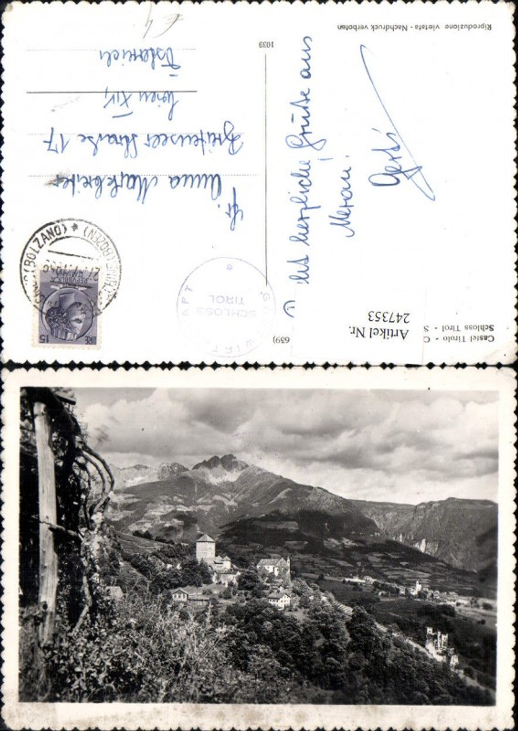 Alte Ansichtskarte – Old Postcard