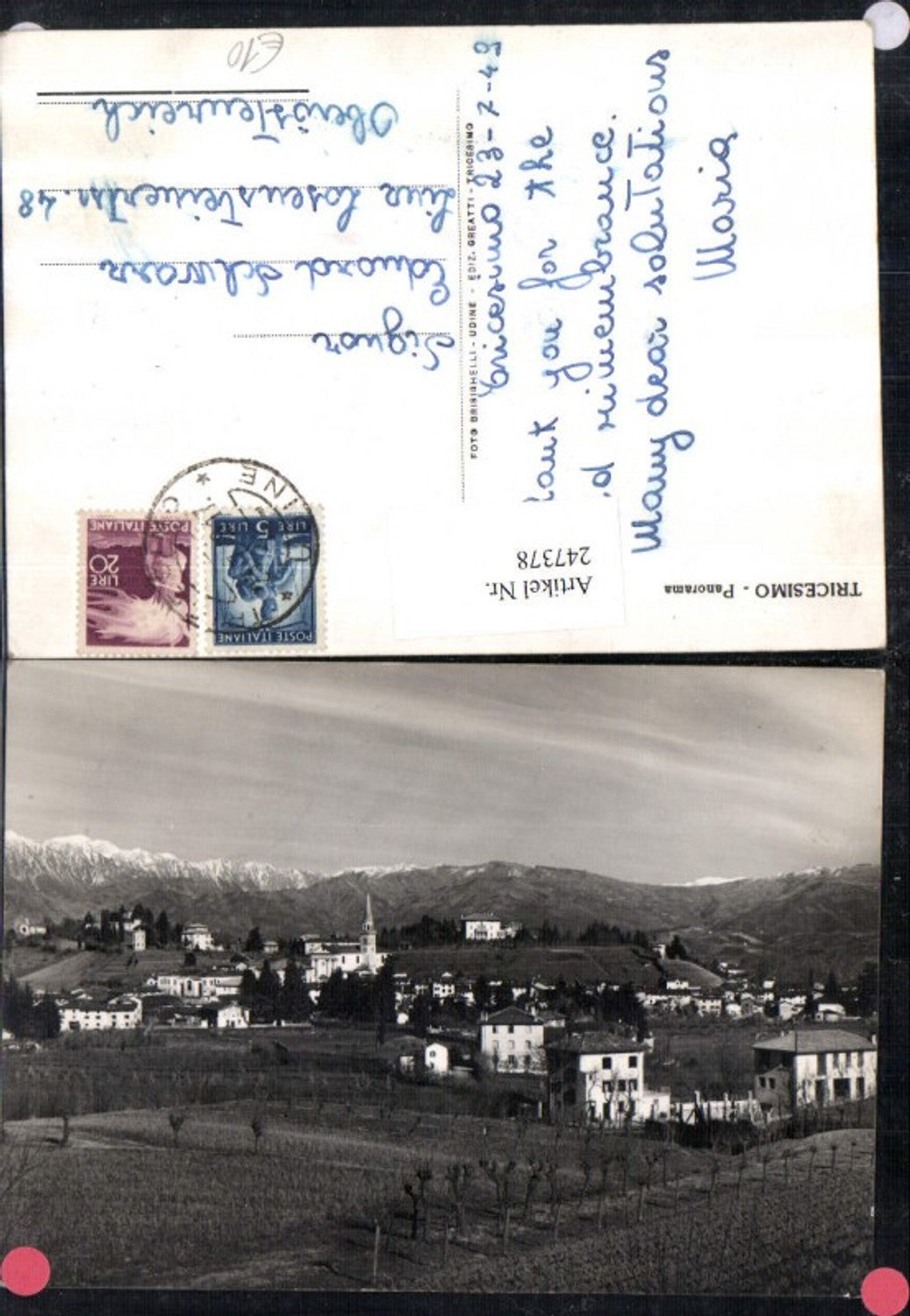 Alte Ansichtskarte – Old Postcard
