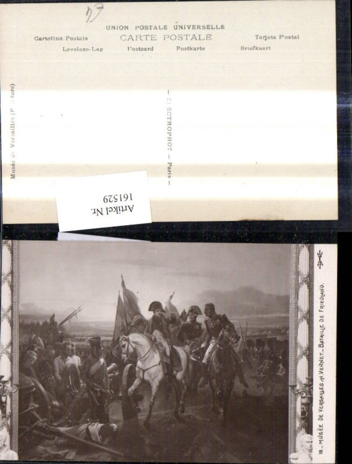 161529,Künstler Ak H. Vernet Napoleon Bataille de Friedland
