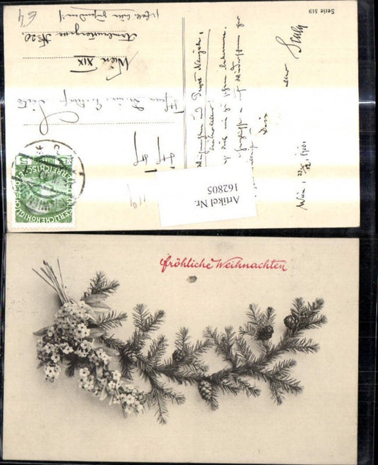 162805, Christmas fir branch flowers flowering branches
