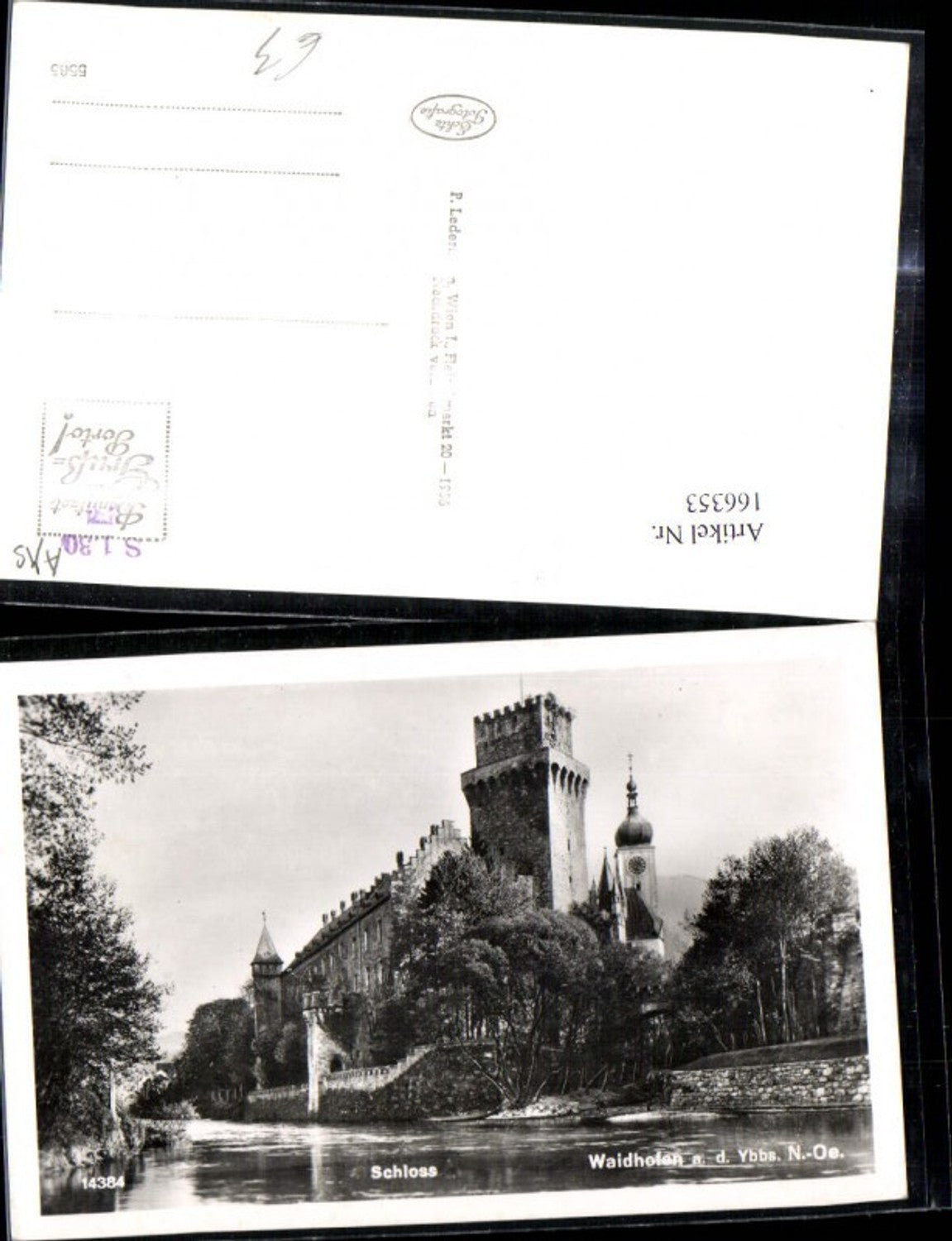 166353,Foto Ak Waidhofen a. d. Ybbs Schloss