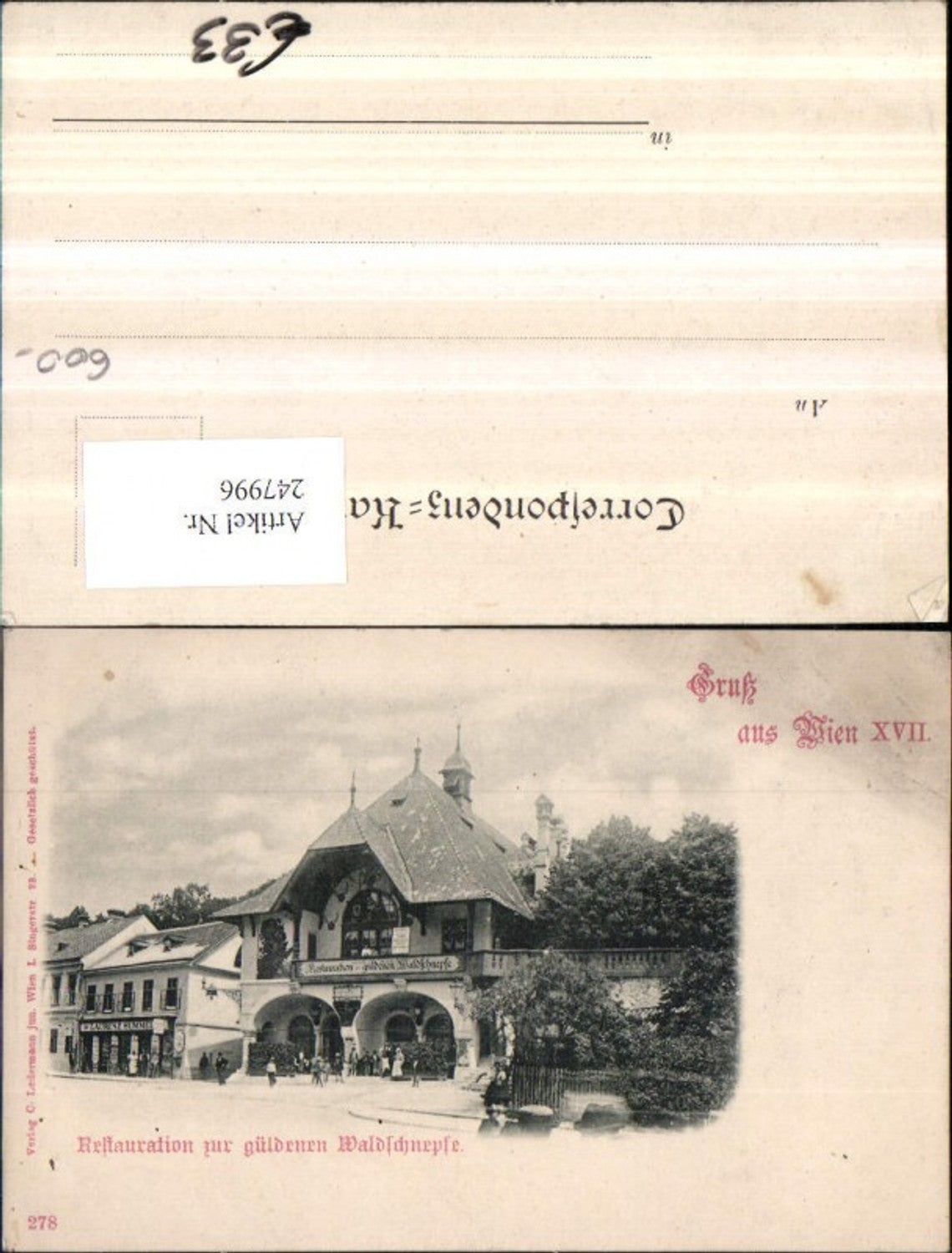 Alte Ansichtskarte – Old Postcard