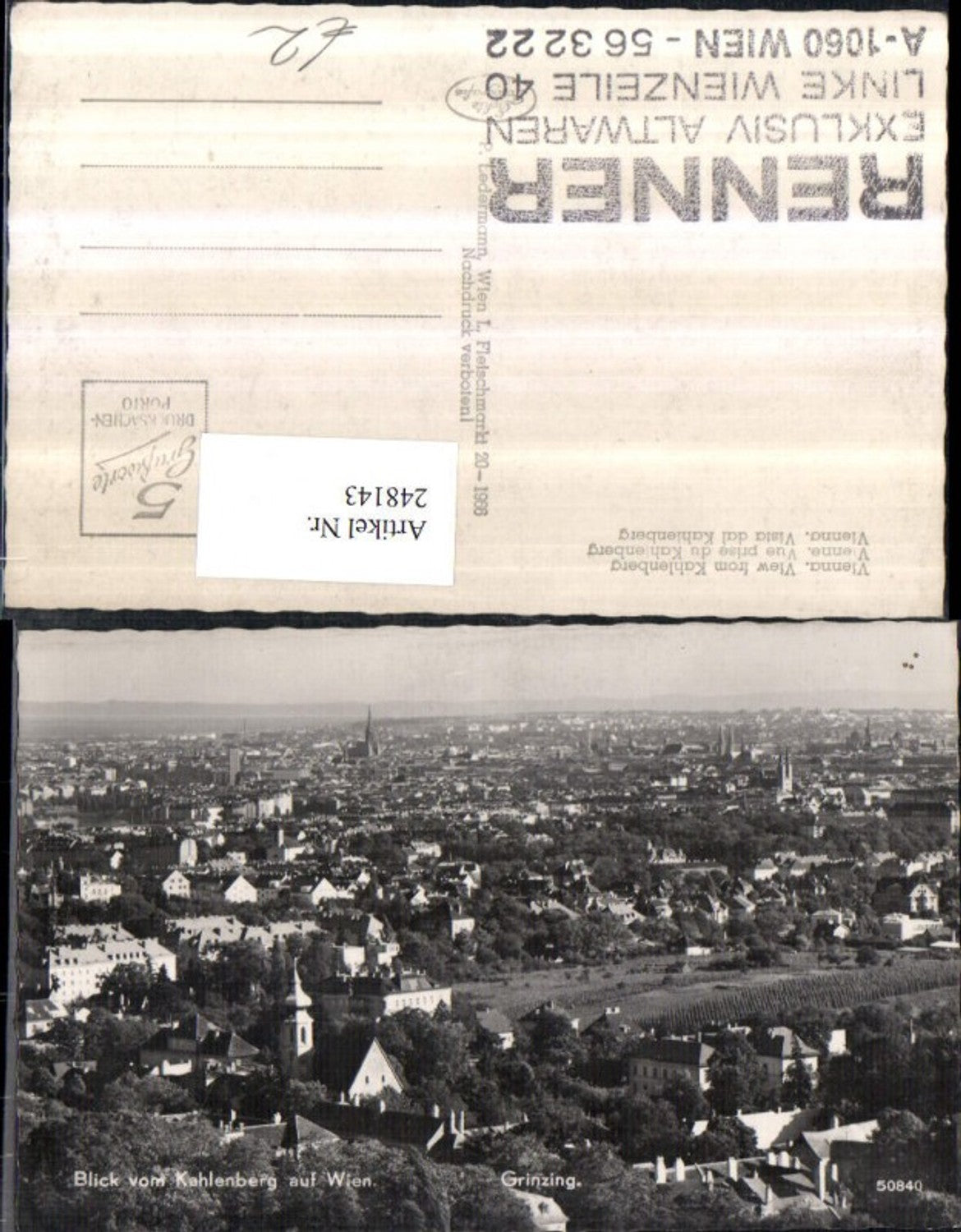 Alte Ansichtskarte – Old Postcard