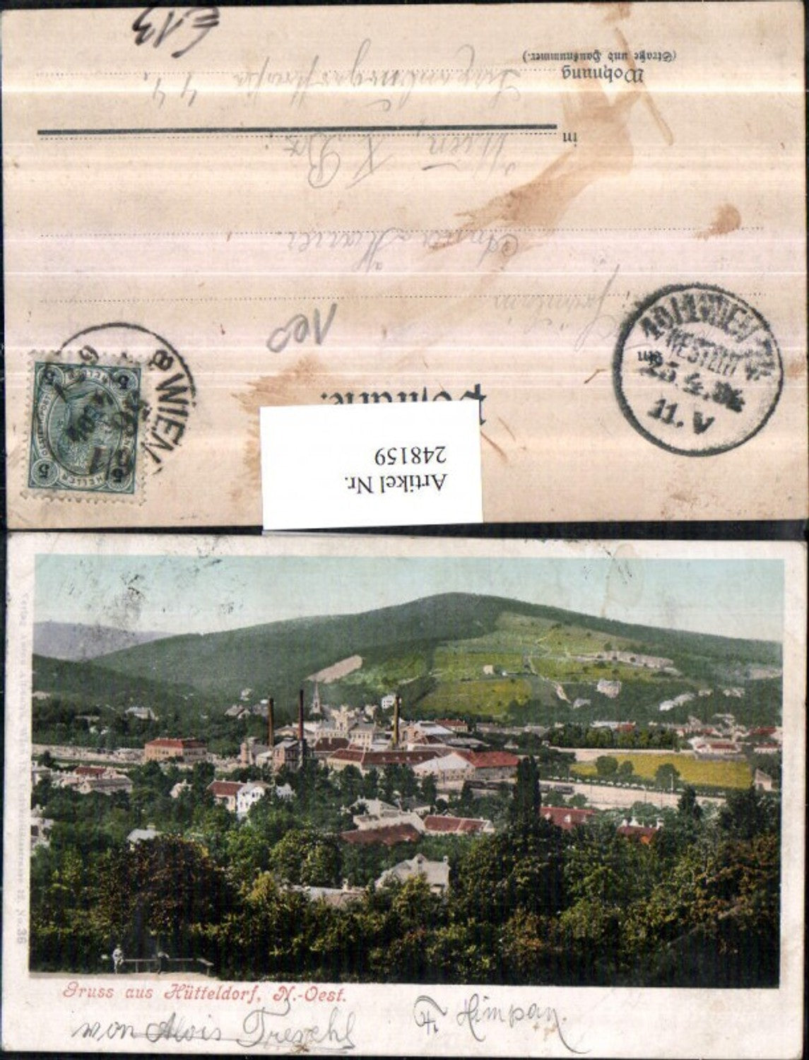 Alte Ansichtskarte – Old Postcard