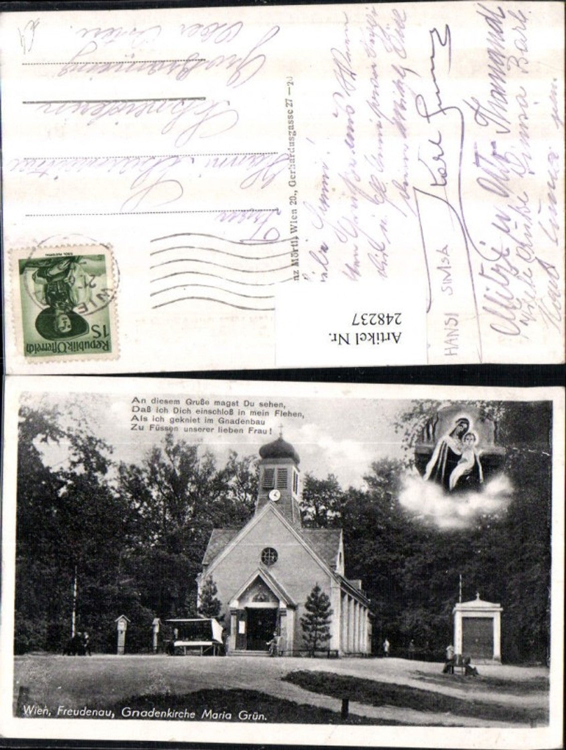 Alte Ansichtskarte – Old Postcard