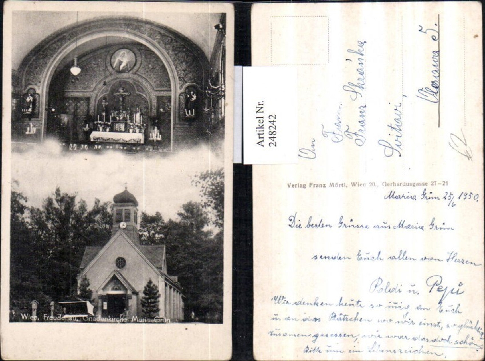 Alte Ansichtskarte – Old Postcard