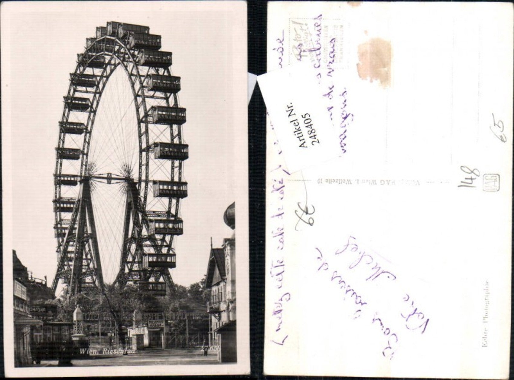 Alte Ansichtskarte – Old Postcard