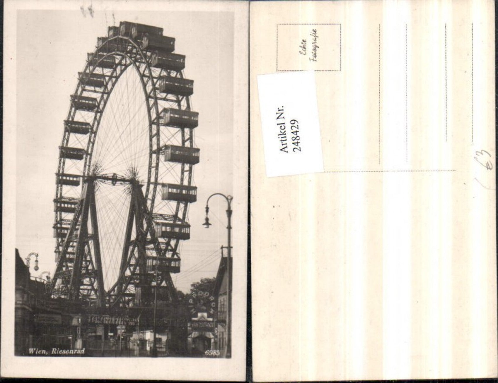 Alte Ansichtskarte – Old Postcard