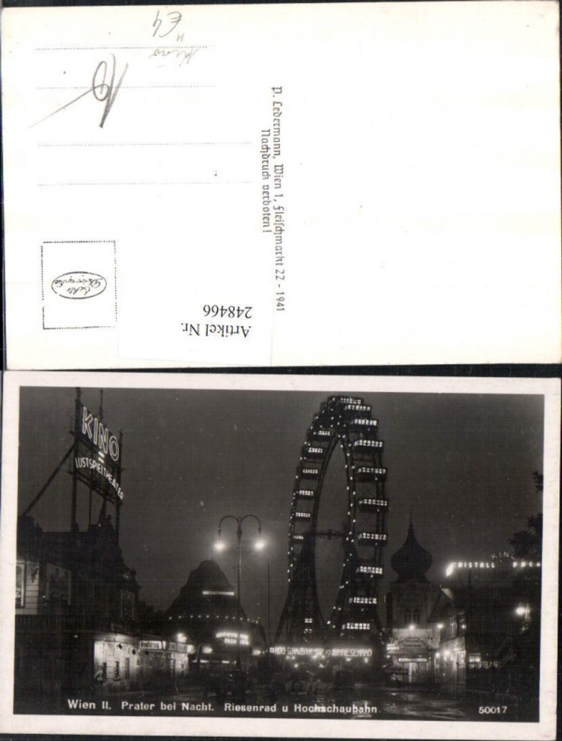 Alte Ansichtskarte – Old Postcard