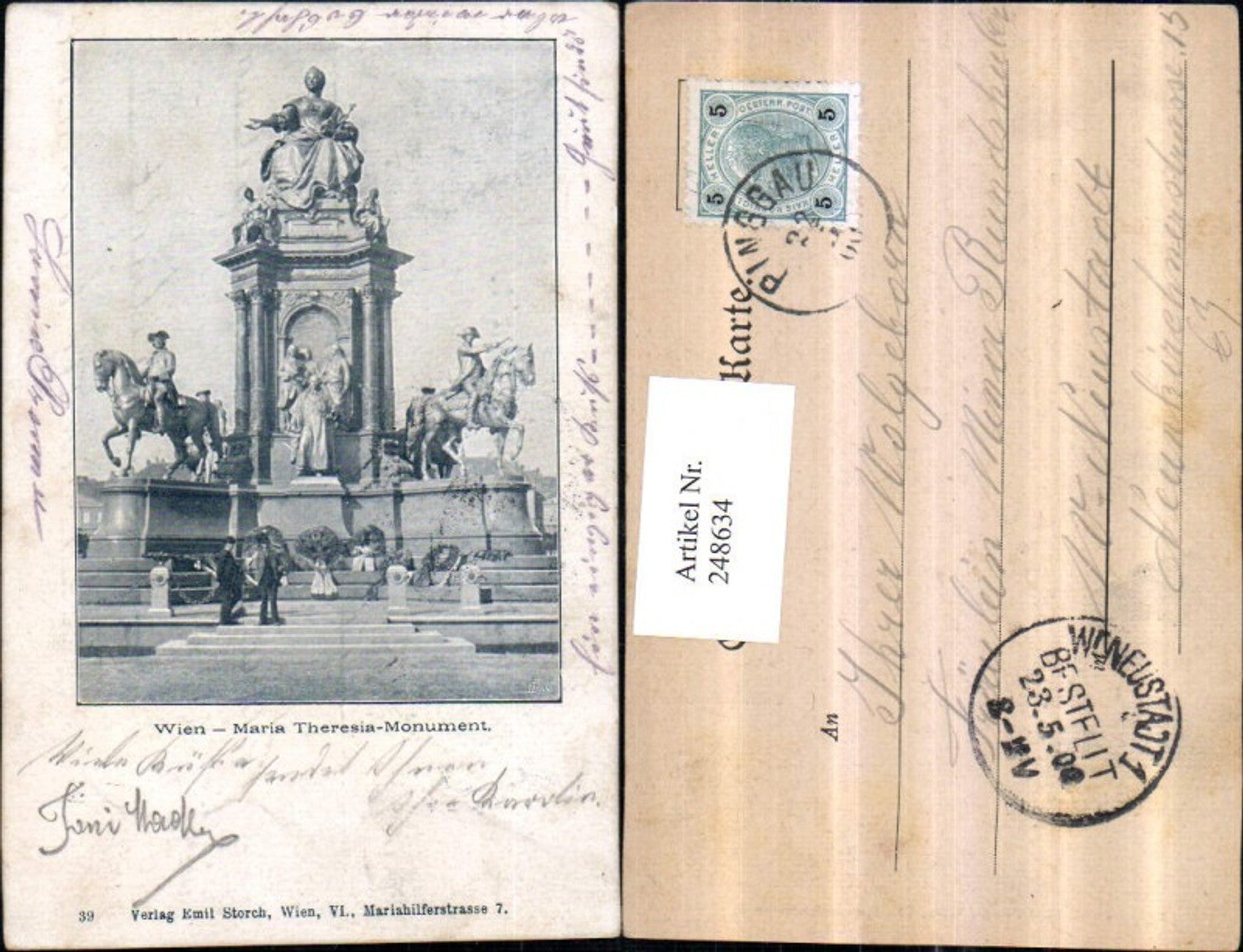 Alte Ansichtskarte – Old Postcard