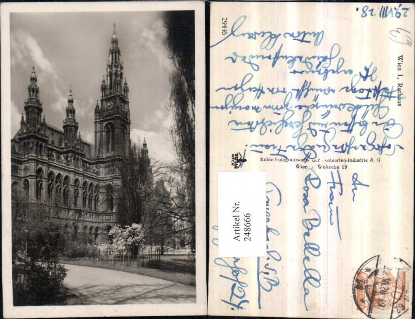 Alte Ansichtskarte – Old Postcard