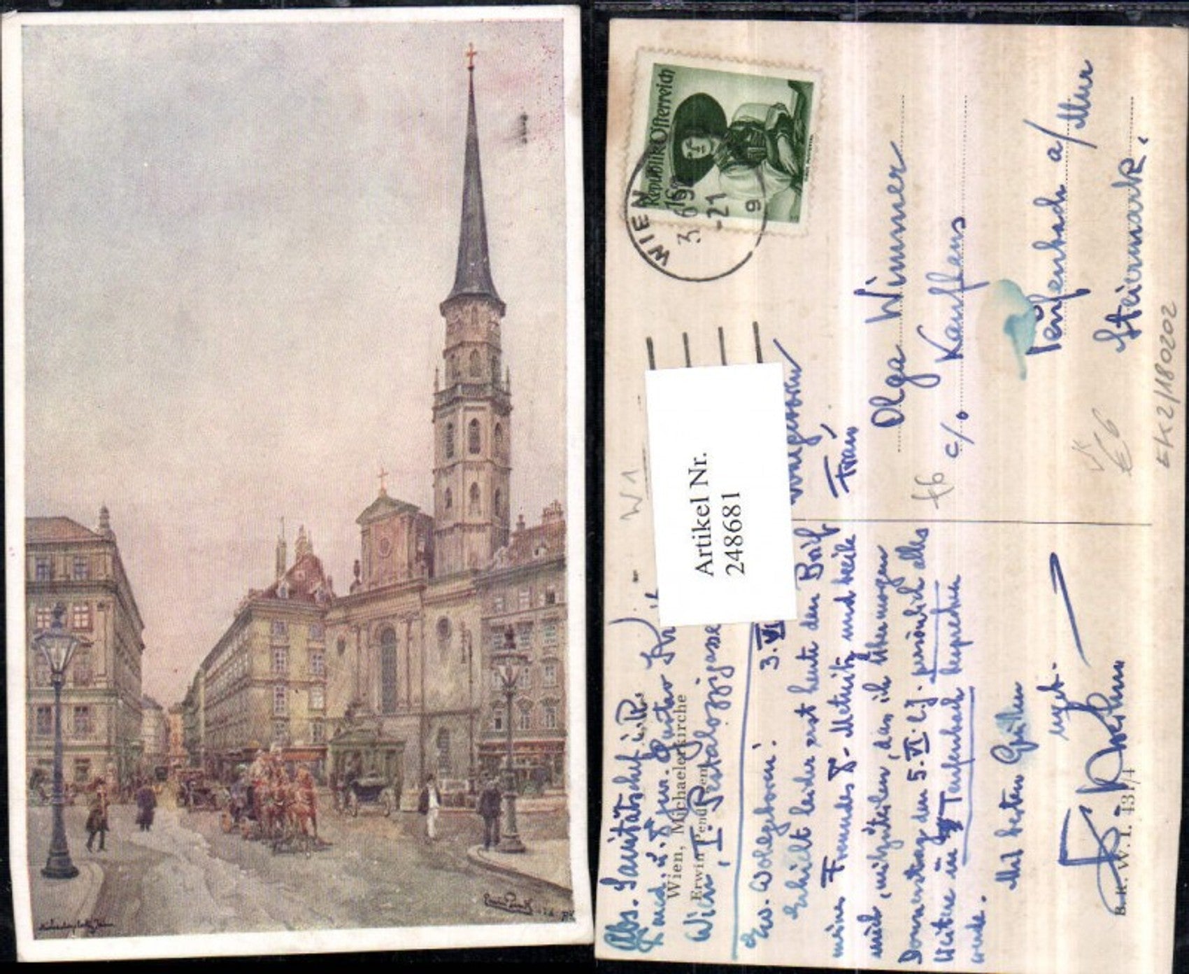 Alte Ansichtskarte – Old Postcard