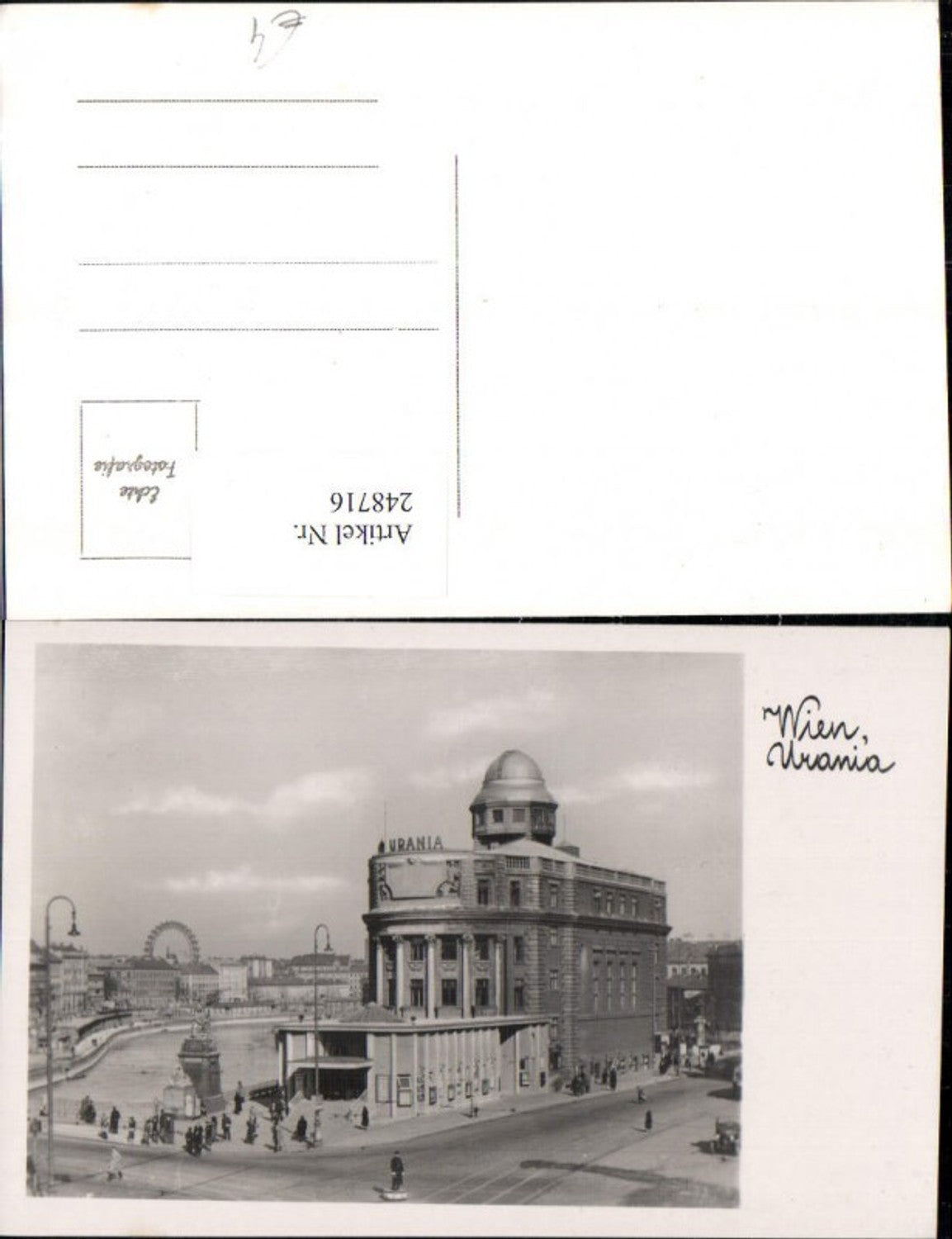 Alte Ansichtskarte – Old Postcard