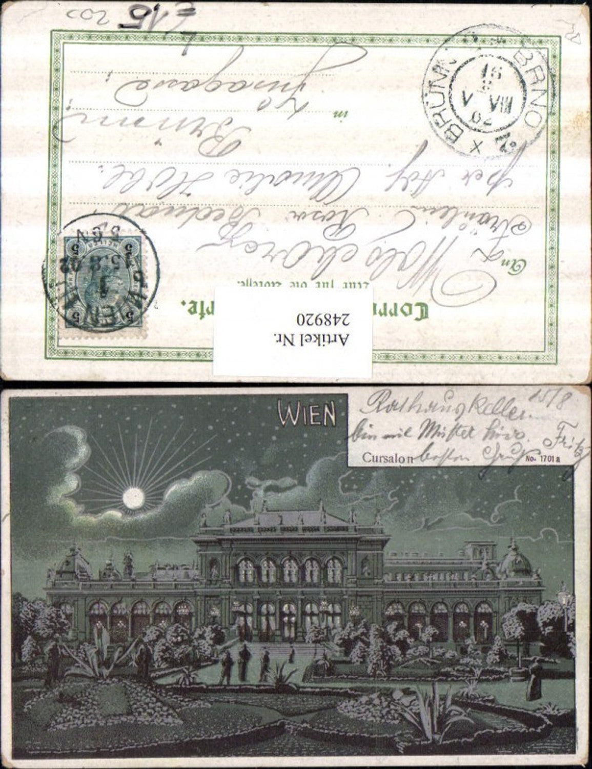 Alte Ansichtskarte – Old Postcard