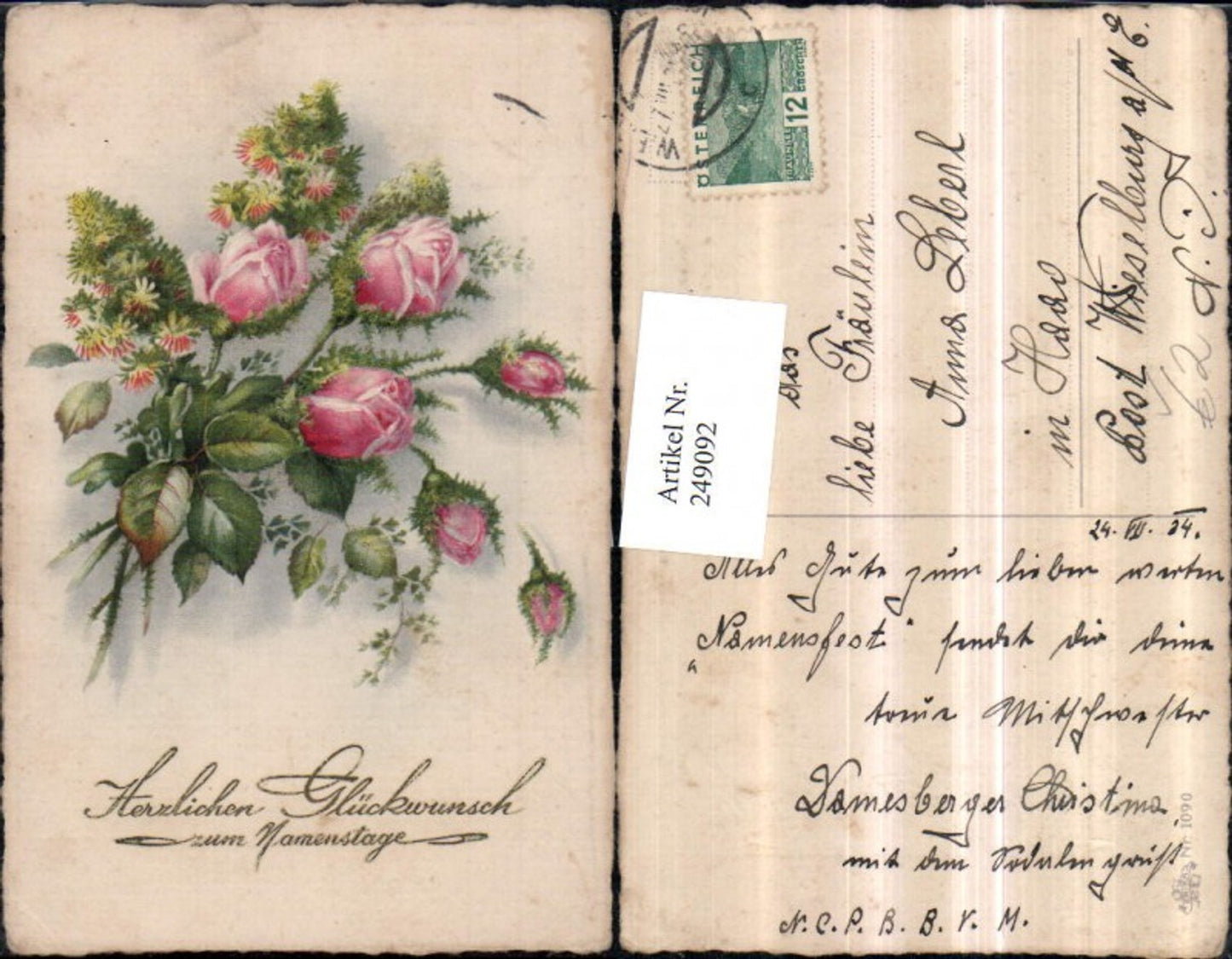 Alte Ansichtskarte – Old Postcard