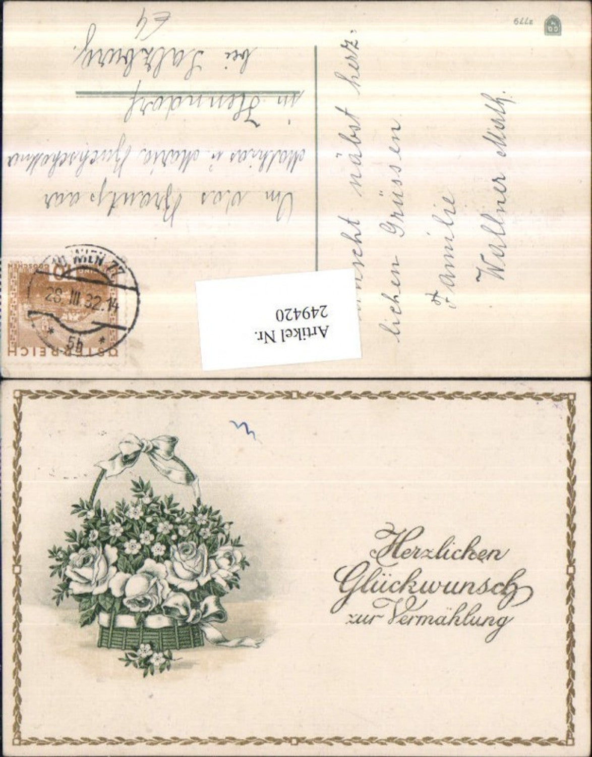 Alte Ansichtskarte – Old Postcard