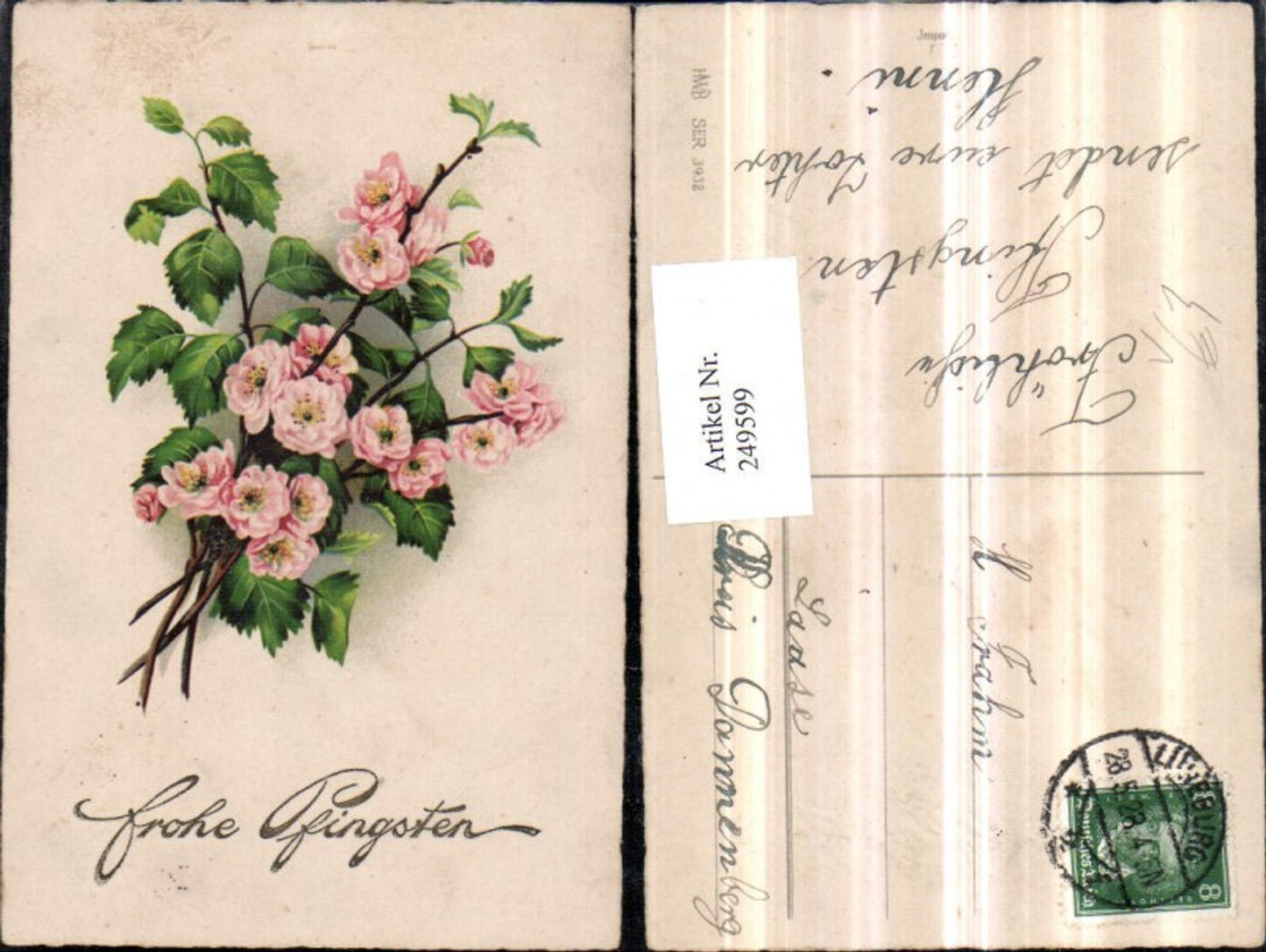249599, Pentecost flowering twigs birch twigs pub HWB 3932