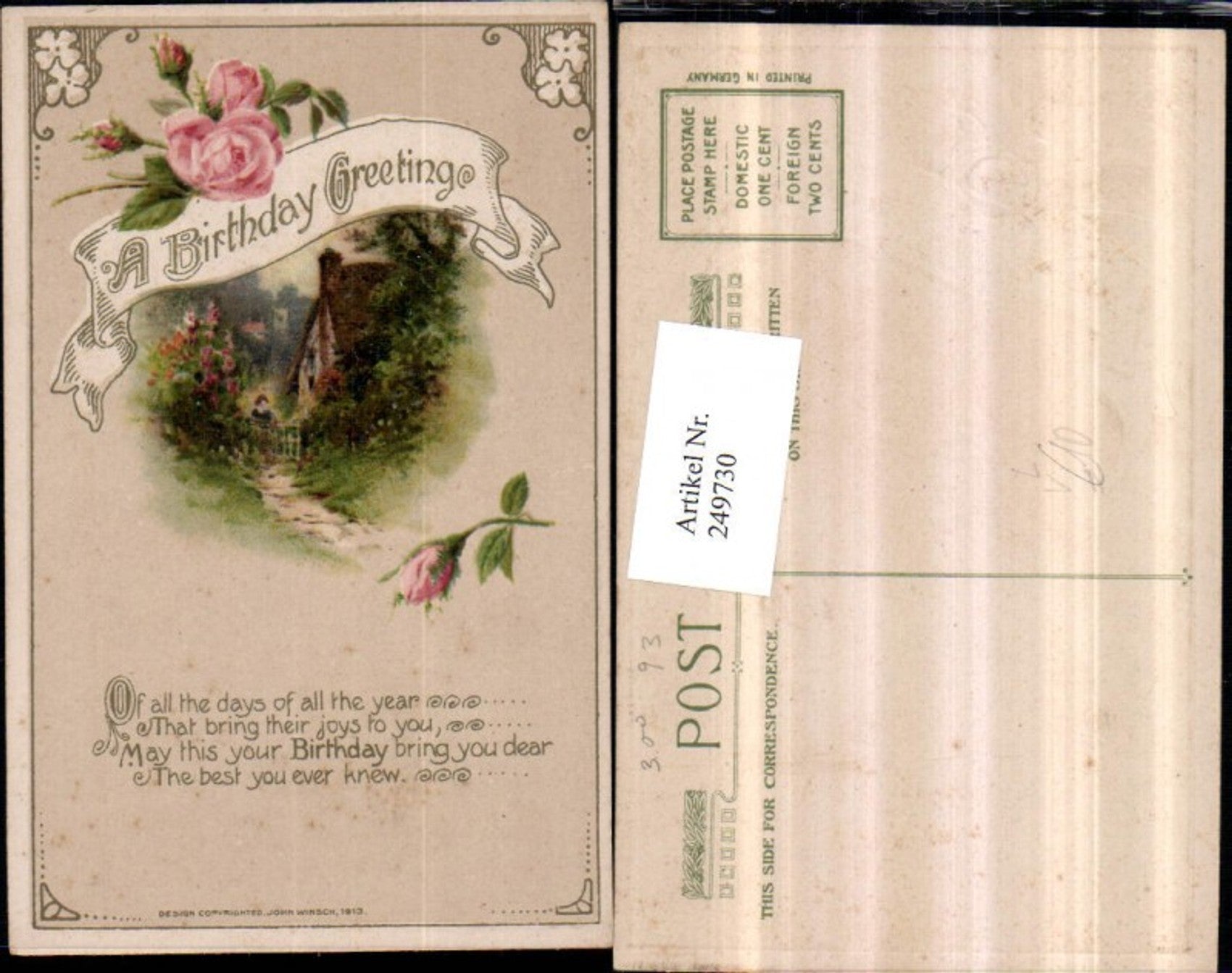Alte Ansichtskarte – Old Postcard